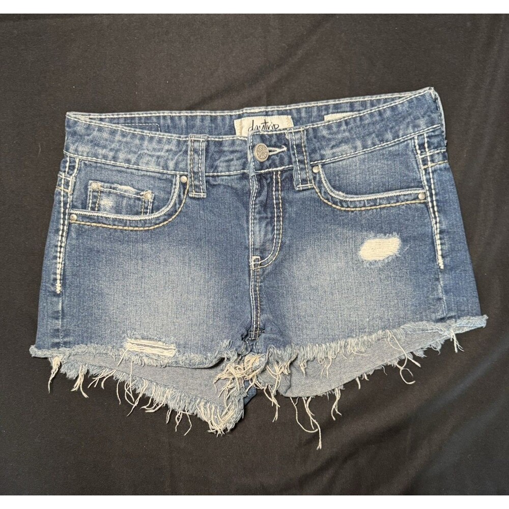 Daytrip Buckle Thick Stitch Jean Capricorn Shorts Womens Size 28
